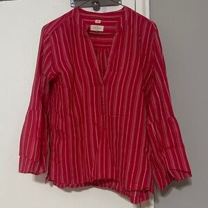 LOFT Softened 100% Cotton Summer Long Sleeve